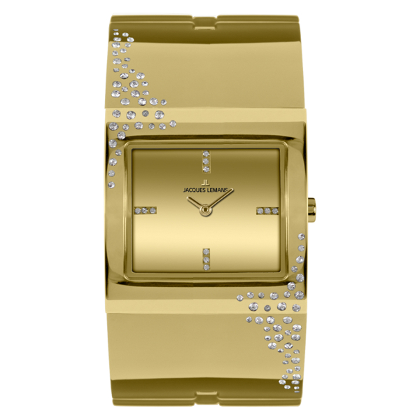 Jacques Lemans 1-1590C Uhr Damen Uhr  Edelstahl Quarz 5Bar